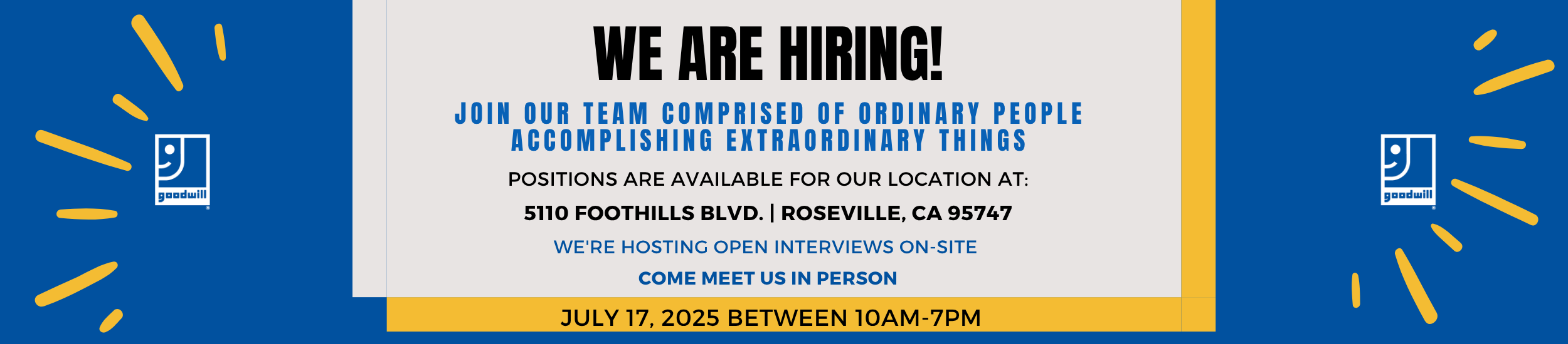 Now Hiring Hiring